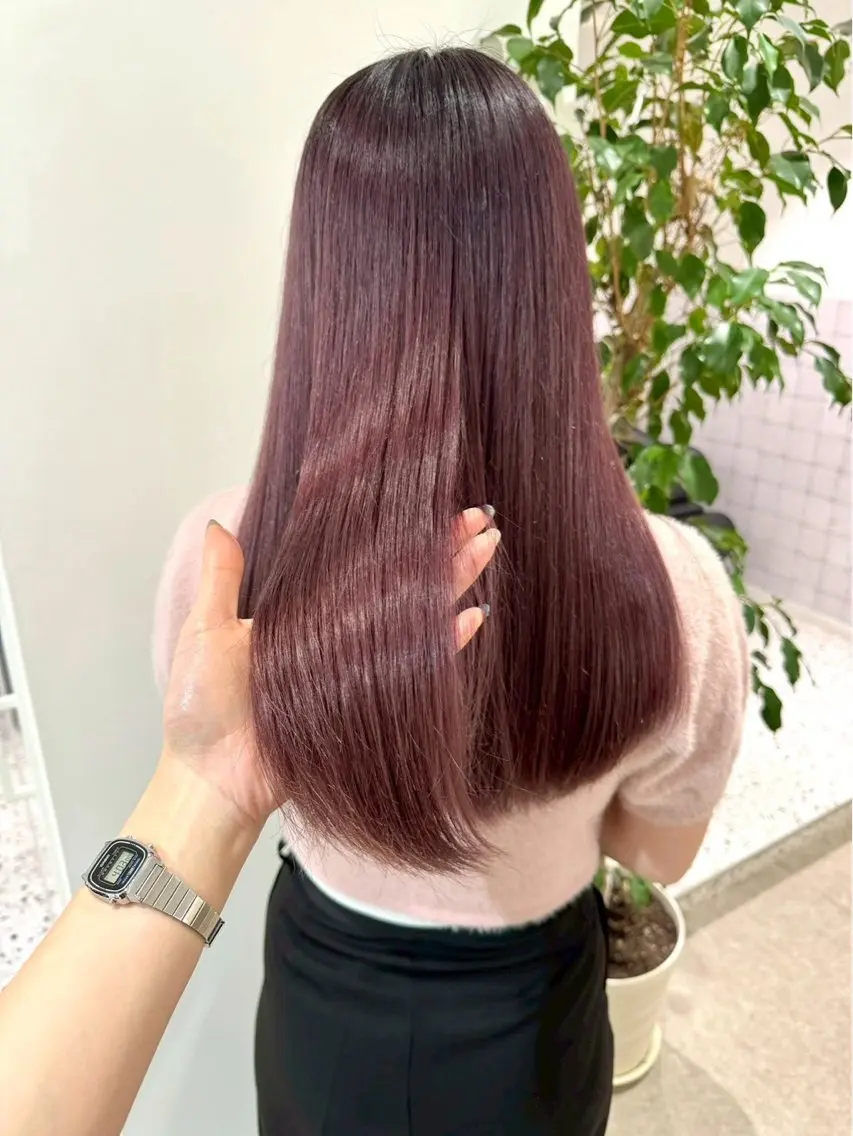 リタッチブリーチカラー練習モデル🎀ᩚꔛ【シャンプーブロー込み】の写真