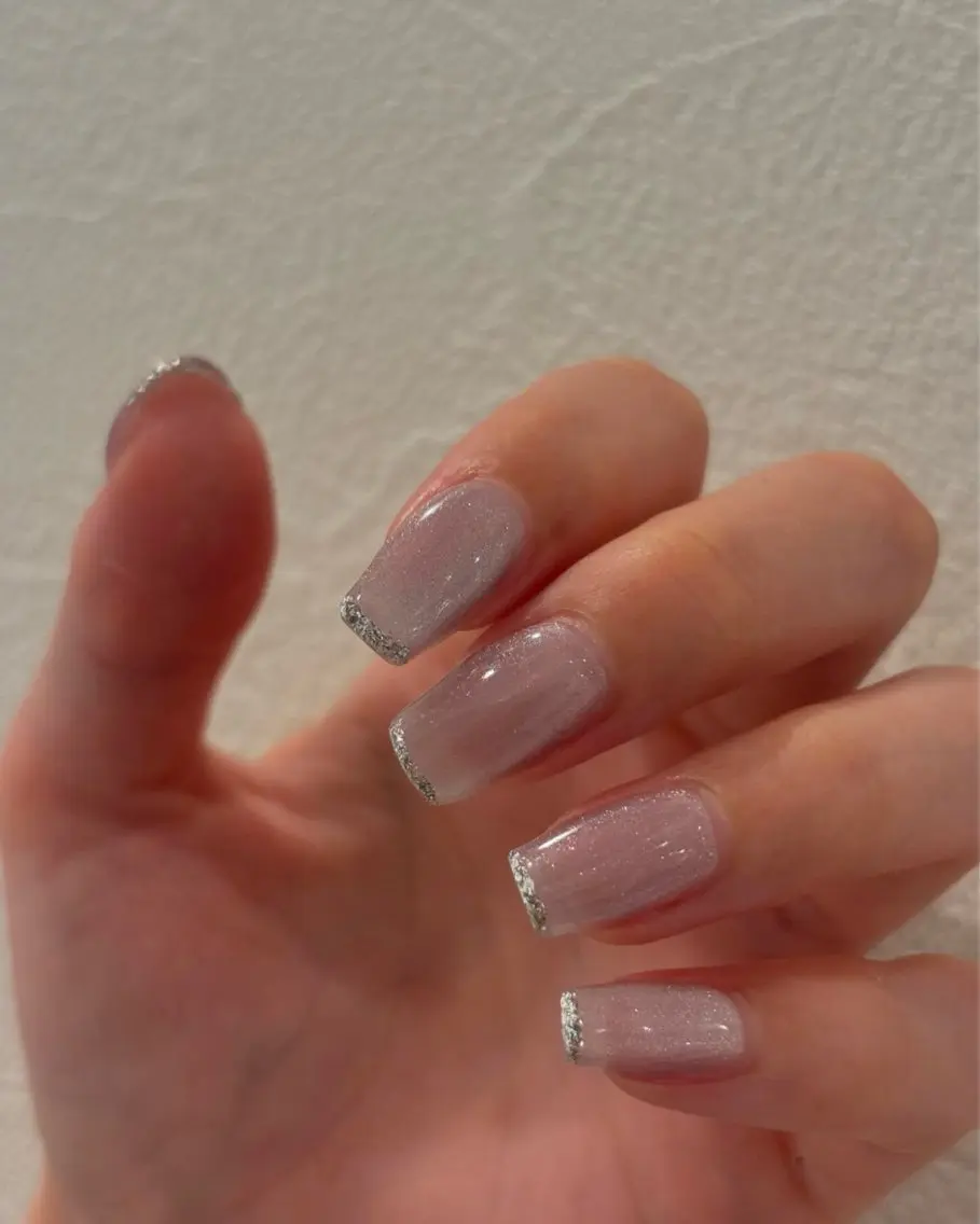 ネイル フレンチネイル マグネットネイル オフィスネイル Ann nailのネイルデザイン