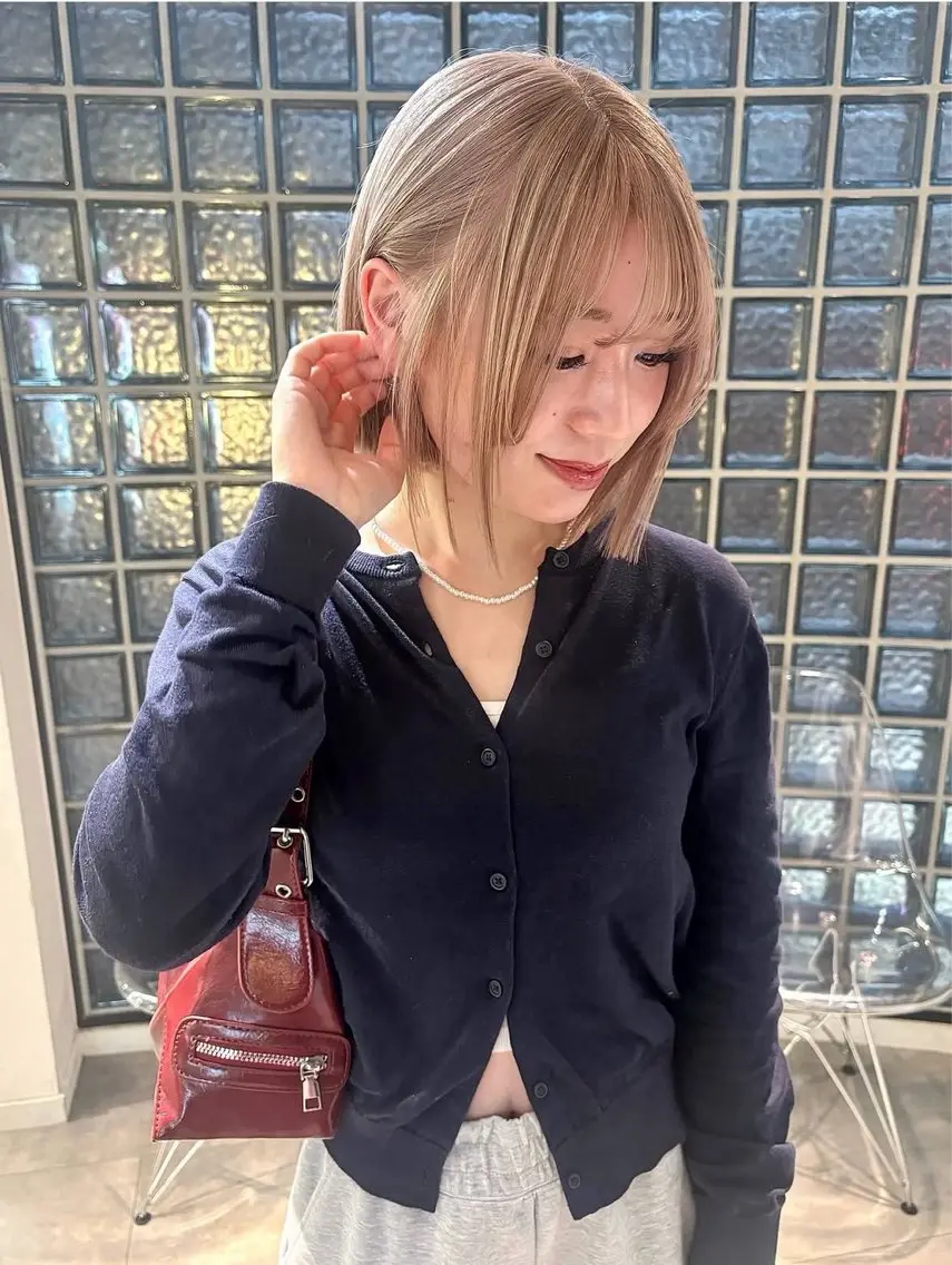ショート ボブ Noe🎀 梅田美容師のヘアスタイル