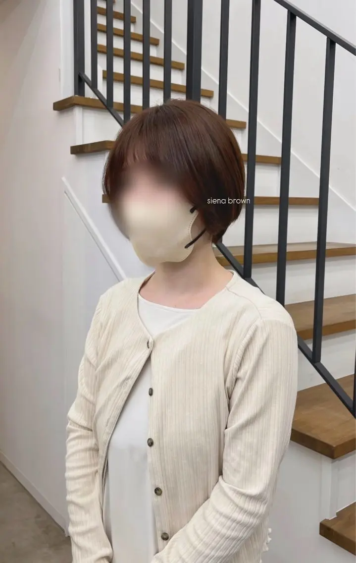 カラー ブラウンカラー オレンジ オレンジブラウン ヘアカラー 宇都宮美容室 ⠀/  chieのヘアスタイル
