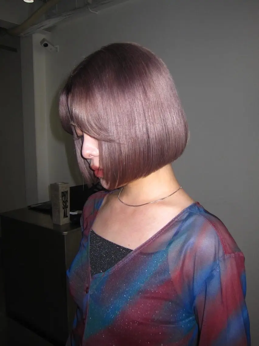 ミディアム カット ヘアカラー トリートメント トレンド/天神大名 カラー特化/レイヤーのヘアスタイル