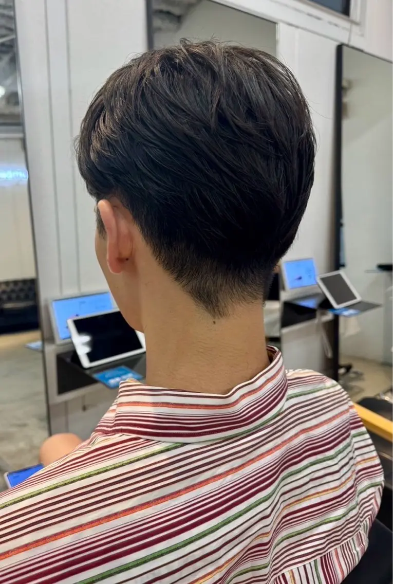 メンズ ツーブロック 刈り上げ 陶山 直樹のヘアスタイル