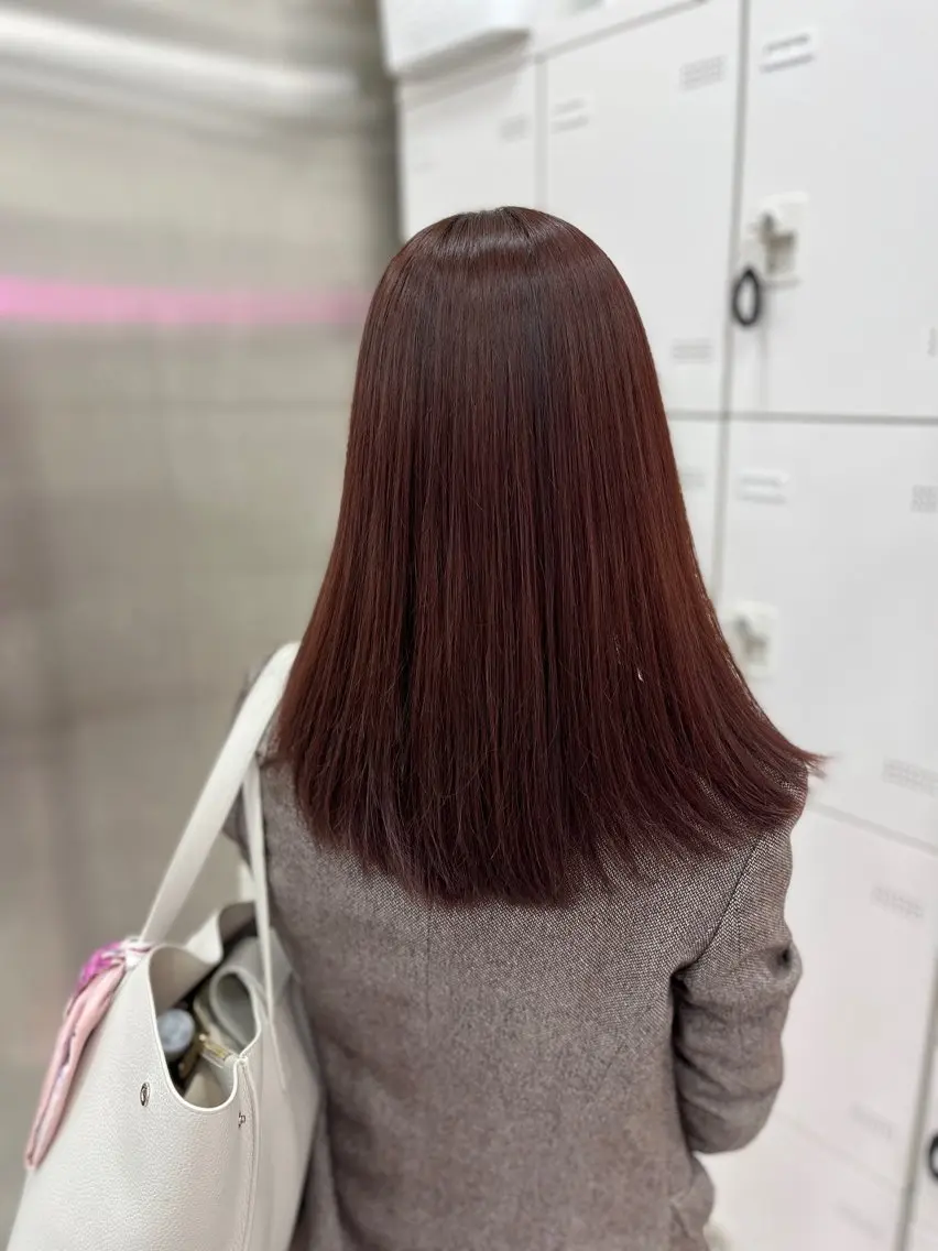 ロング ヘアアレンジ ピンクブラウン 🫧ハイトーン/ 髪質改善/ヒナタ🫧のヘアスタイル
