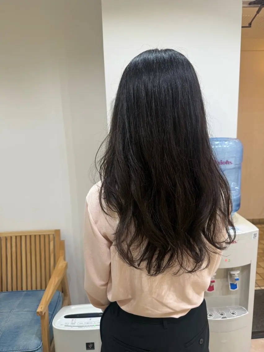 ロング パーマ デジタルパーマ littleesta 那月のヘアスタイル