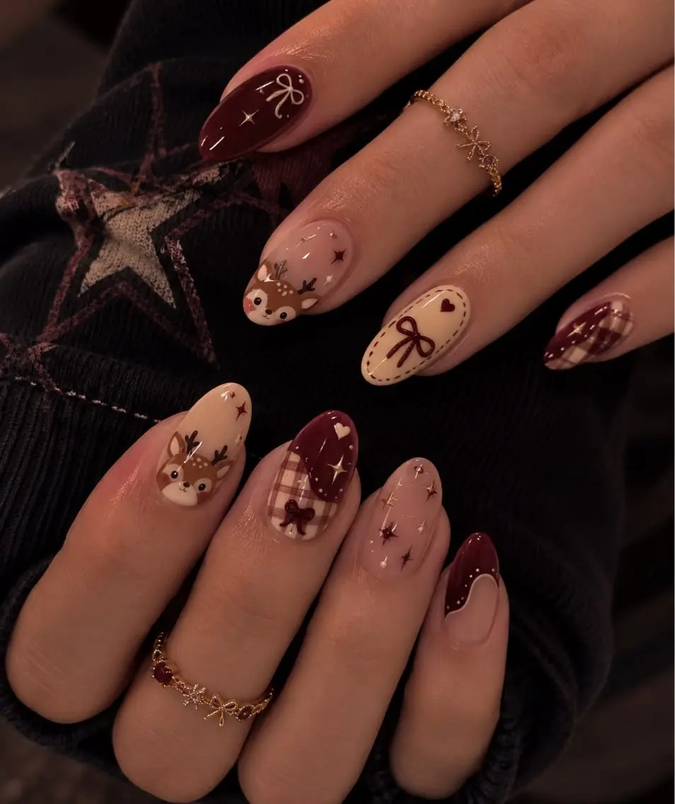 ネイル フレンチネイル グラデーション 韓国ネイル ラメ(グリッター) マグネットネイル ハンドネイル Lumi de nailsのネイルデザイン
