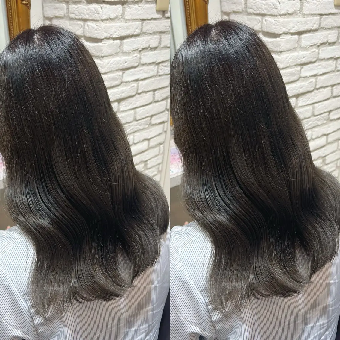 セミロング カラー カット ヘアカラー トリートメント 上質髪🪐 AIRI🪷‧₊˚のヘアスタイル