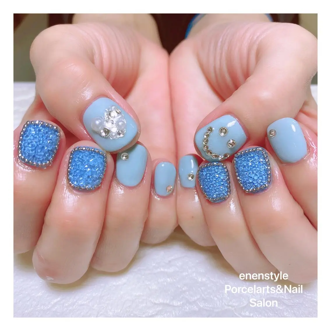 ショート ネイル ハンドネイル 🐾enen style 🐾のネイルデザイン