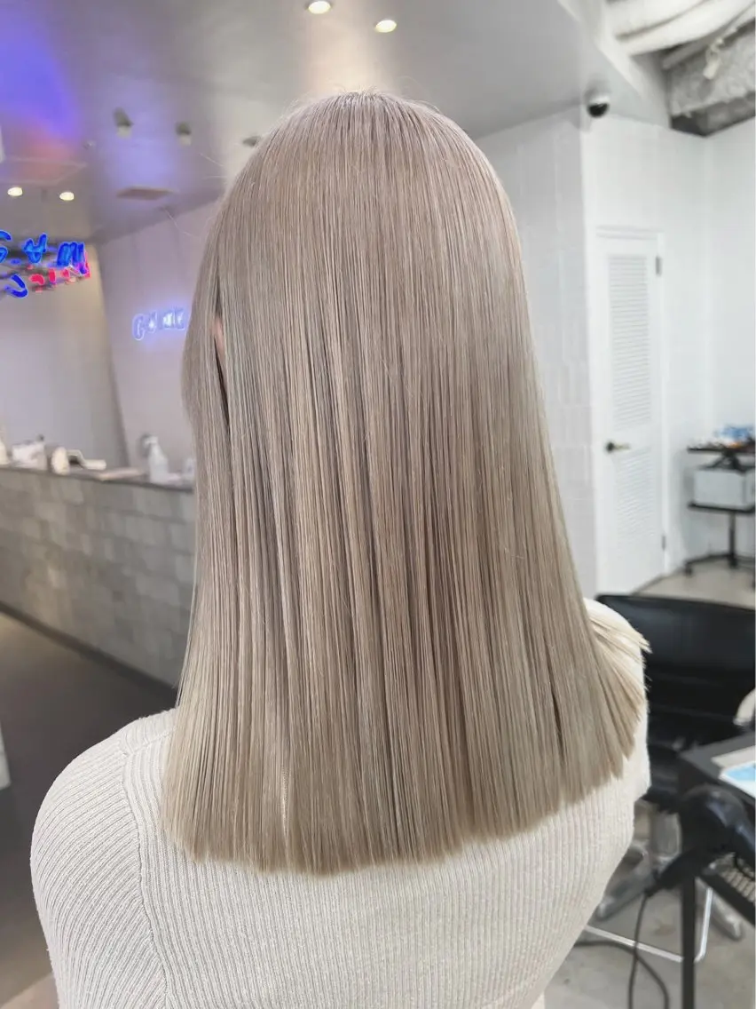 ✨🧡当日予約限定🧡✨ケアブリーチ+カラー+ウォータートリートメントの写真