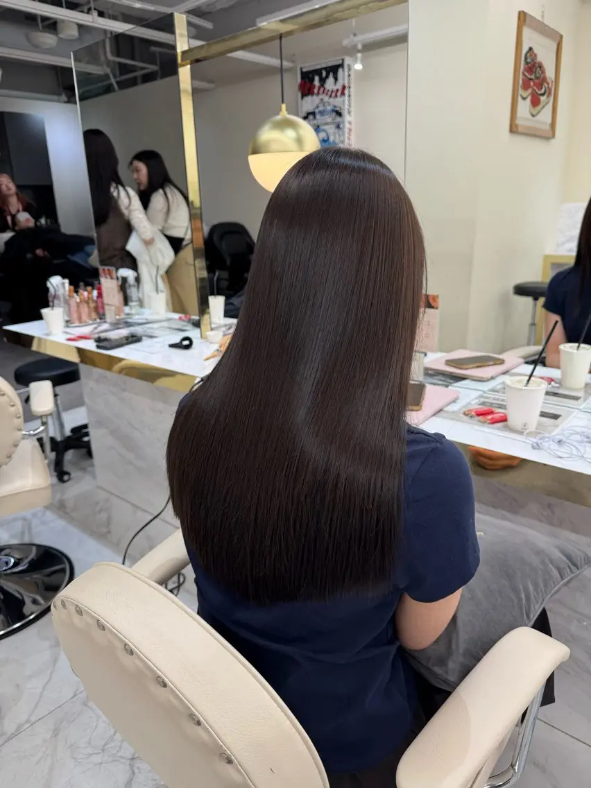 ロング カラー パーマ ヘアアレンジ くせ毛 カット ヘアカラー 縮毛矯正 トリートメント 髪質改善特化 🫧松野力也のヘアスタイル