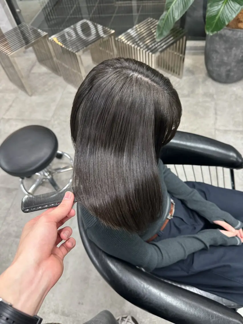 ショート カラー カット ヘアカラー トリートメント You/透明感カラー レイヤーカット/ボブのヘアスタイル