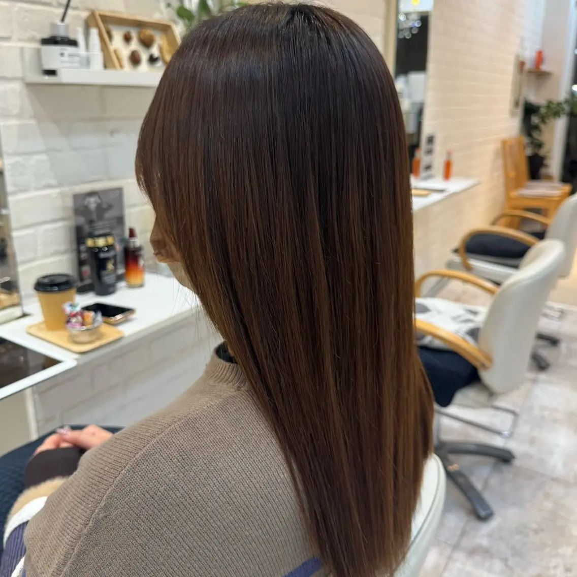 ヘアカラー+アロマヘッドスパ🧖♀️の写真