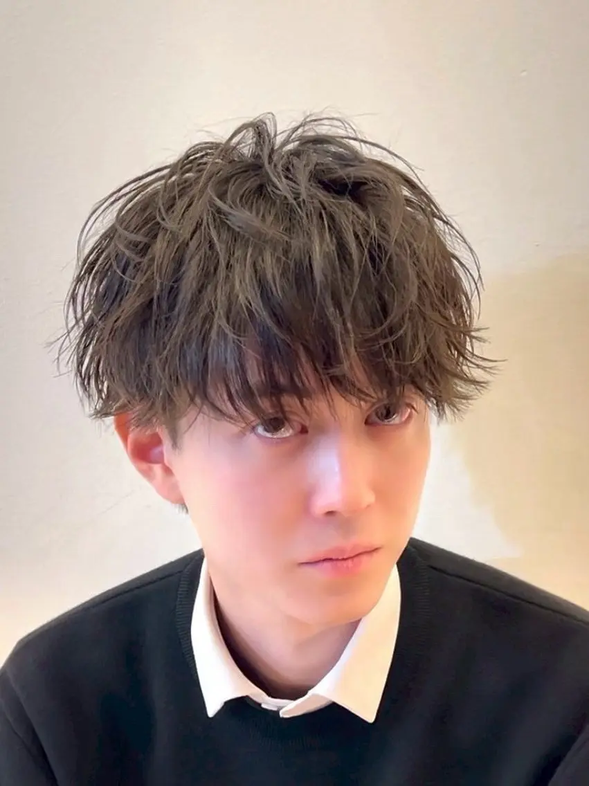 ショート カラー メンズ 千葉 ホシトのヘアスタイル