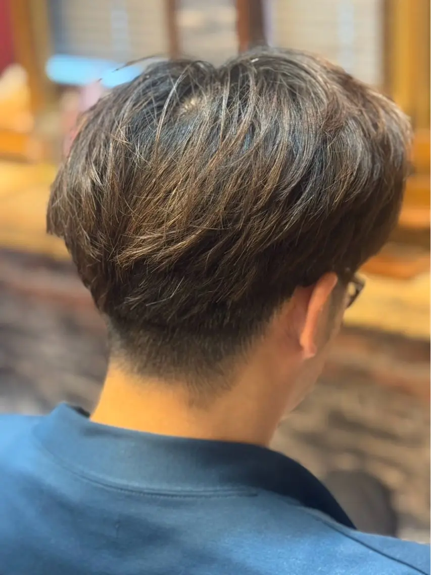 ショート メンズ ショートヘア カット クーペアセック 神田のヘアスタイル