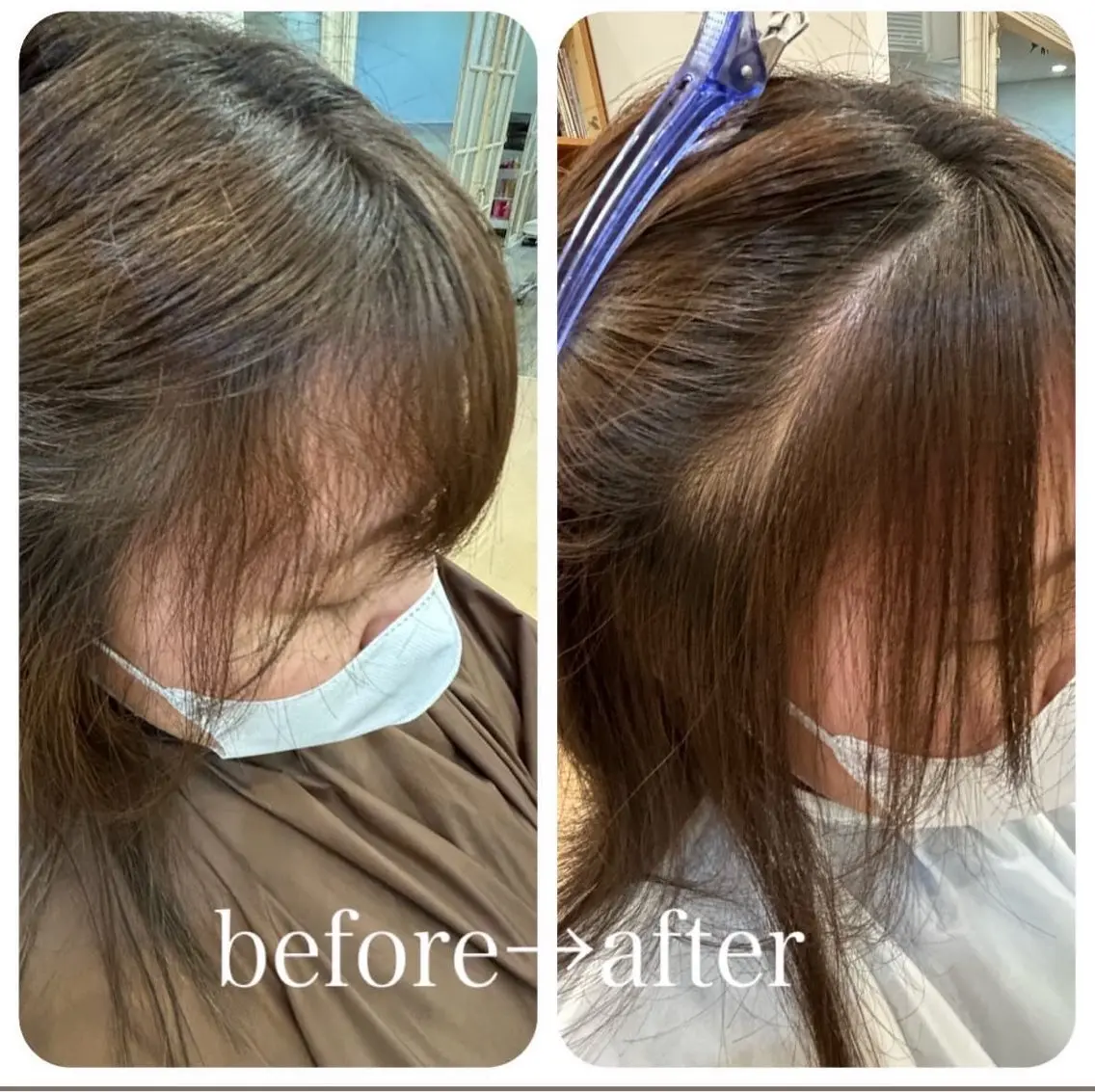 パーマ 縮毛矯正 ストレートパーマ 縮毛矯正 熊谷 ひなたのヘアスタイル