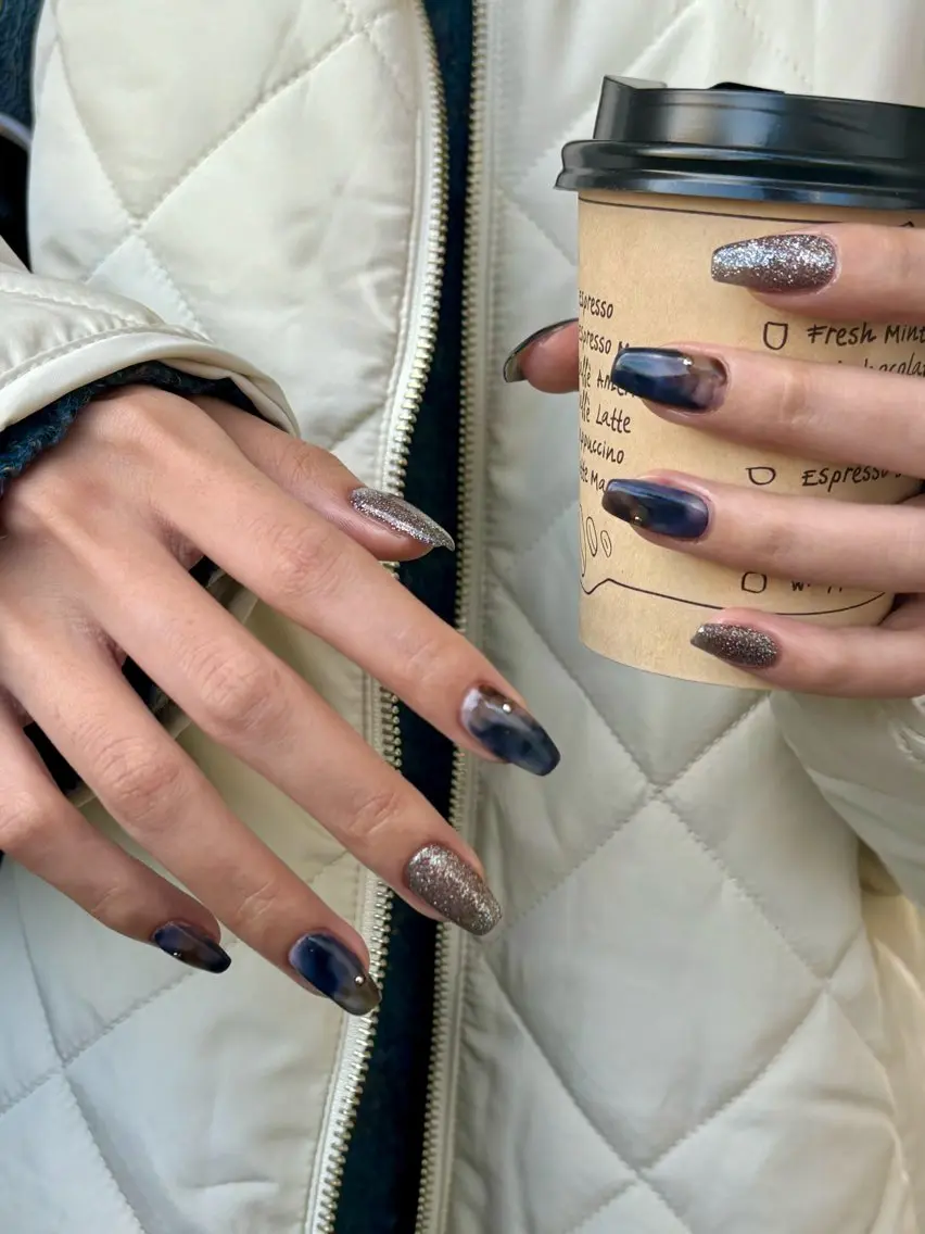 ネイル フラッシュネイル ハンドネイル Ever Blue Nail Salonのネイルデザイン