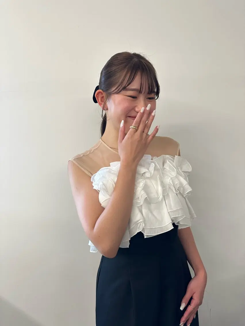 セミロング カラー キッズ カット ヘアカラー トリートメント オトナヘア🌸 harukaのヘアスタイル