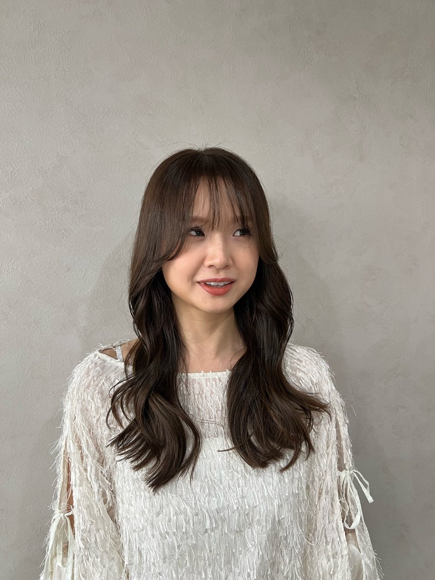 ロング カラー ベージュカラー オリーブベージュ ロング カット ヘアカラー トリートメント 垢抜け🪽髪質改善 透明感💎メンズのヘアスタイル