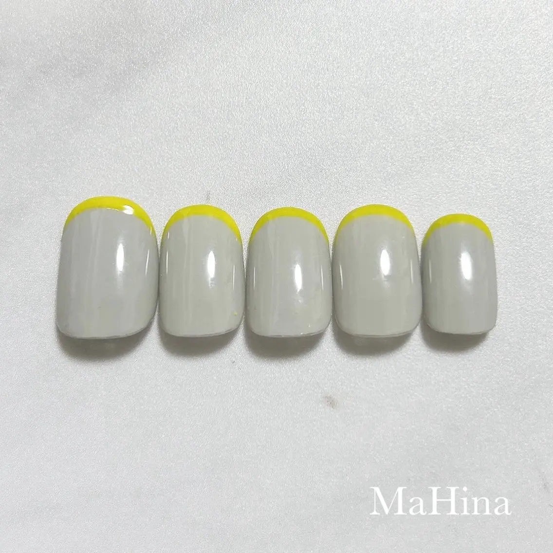 ネイル フレンチネイル ジェルネイル ハンドネイル Le Vernis MaHina・まひなのネイルデザイン