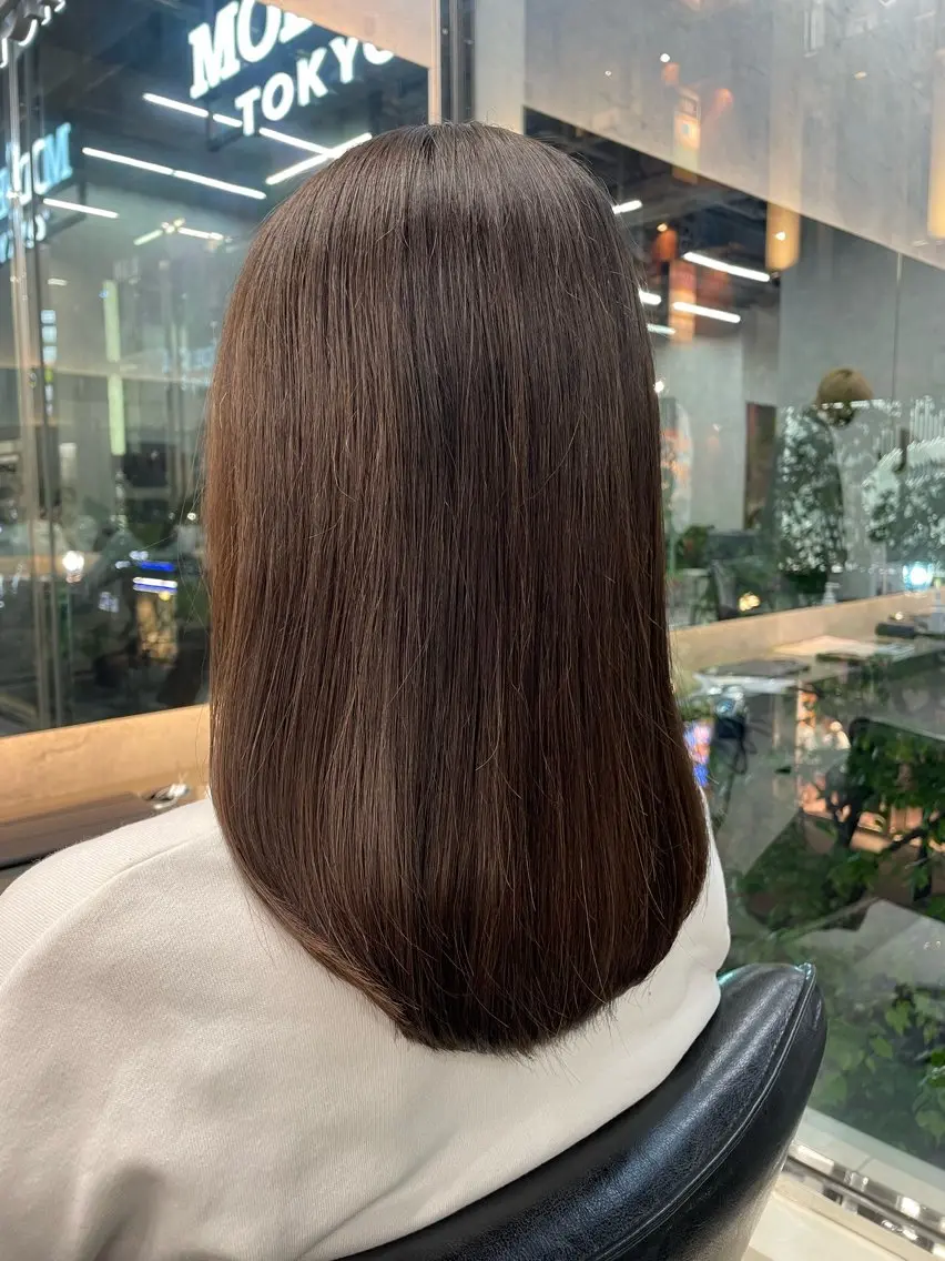 セミロング 縮毛矯正 🫧銀座/縮毛矯正 🫧しょうたのヘアスタイル