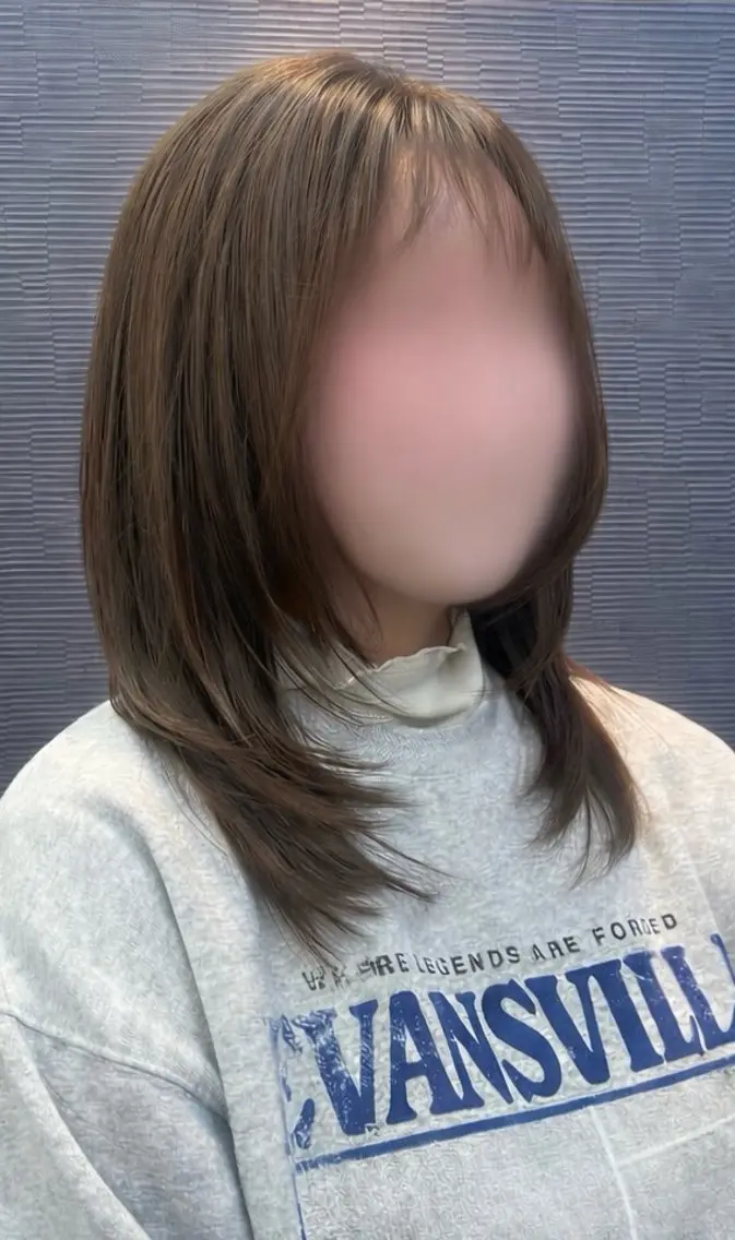 ミディアム カット Noyヨシモト ヒロトのヘアスタイル