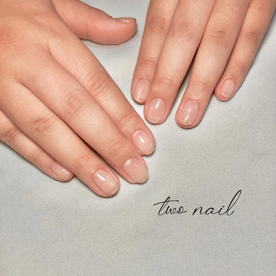 ネイル アートネイル フットネイル ハート ニュアンスネイル ホワイト ハンドネイル two nailのネイルデザイン