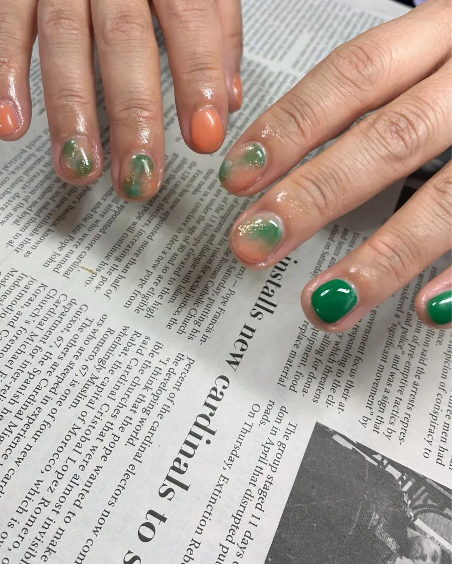 ネイル ニュアンスネイル shiki_nail 🪐のネイルデザイン