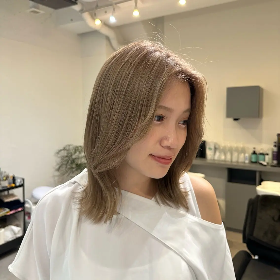 ブリーチオンカラー+1step トリートメントの写真