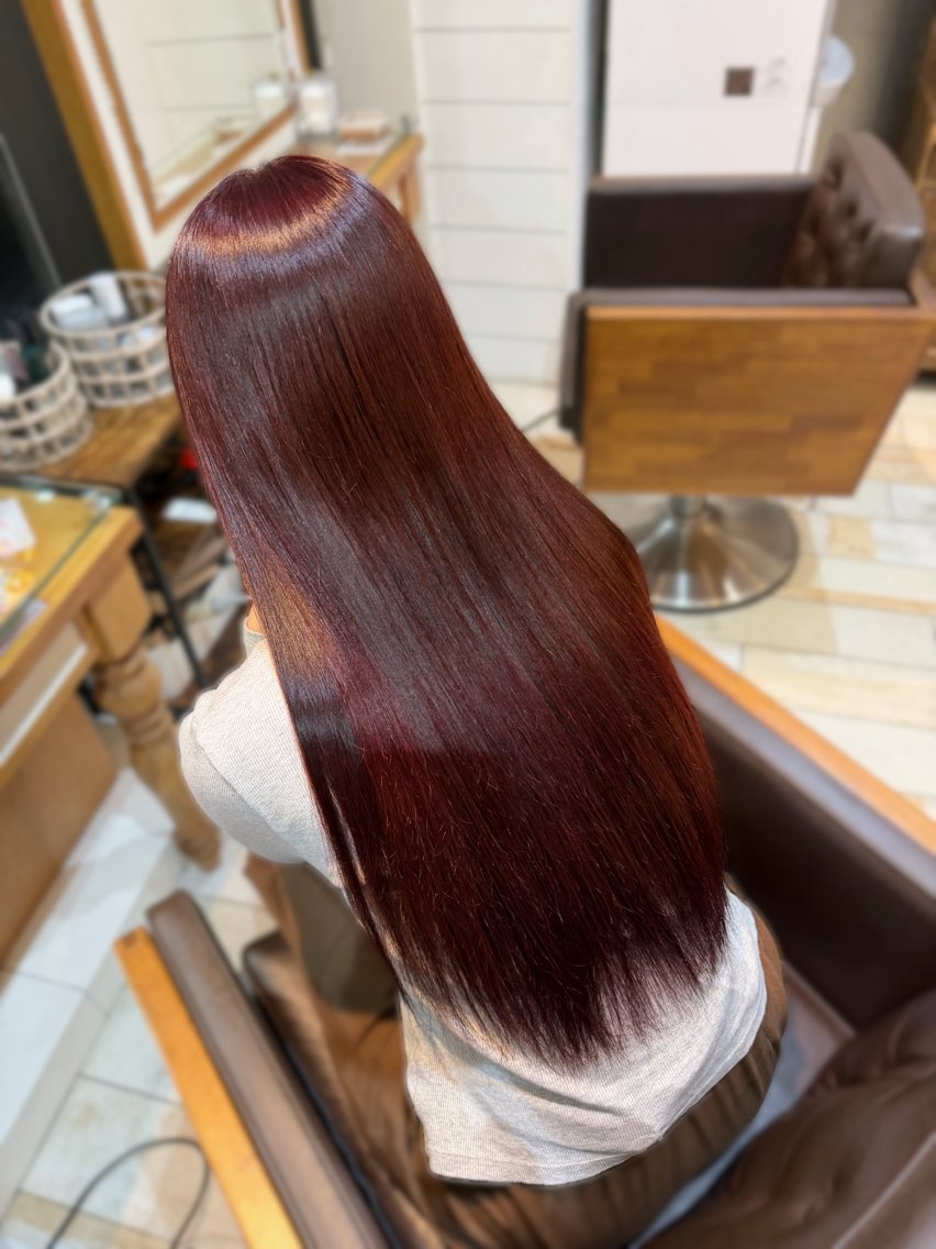 ロング カラー ヘアカラー トリートメント Rion🎀/渋谷/ カラー/顔周りカットのヘアスタイル
