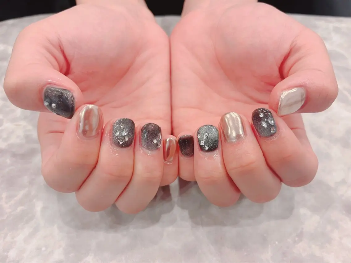 メンズ ネイル ハンドネイル Piacere 絵美のネイルデザイン