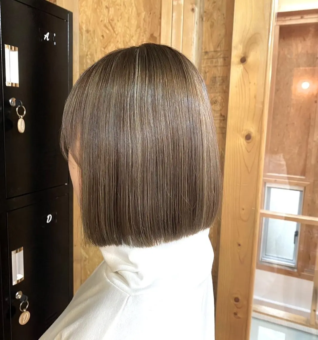 ショート 💕モテベージュ 🧡NANAKO🧡のヘアスタイル
