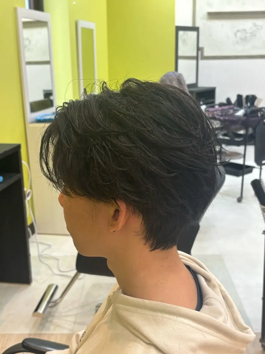 ショート カラー メンズ カット パーマ ✂️メンズ特化✂️ 神田のヘアスタイル