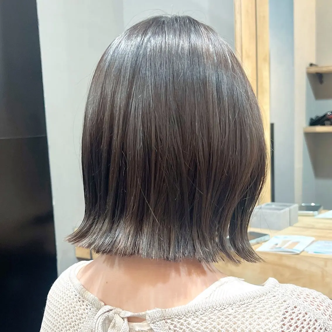 ショート カラー ボブ 神戸ボブ✂️ ioe三宮/田 伸佳のヘアスタイル