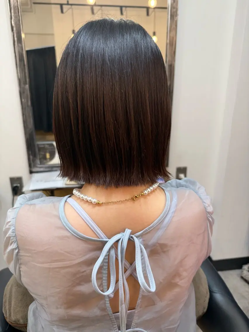 セミロング カラー ヘアアレンジ マンツーマンメンズ 特化🎀yuikaのヘアスタイル
