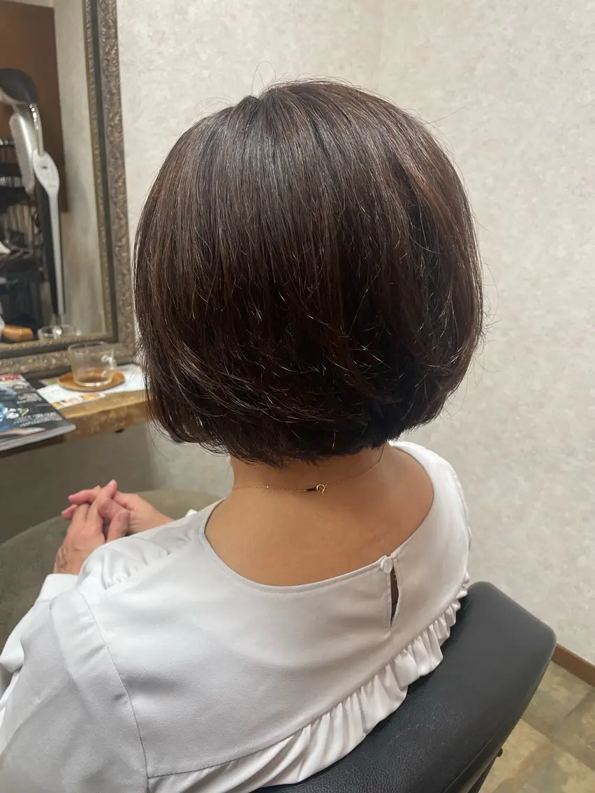 ショート カラー ボブ カット ヘアカラー 三川 啓英 / 縮毛矯正/髪質改善のヘアスタイル