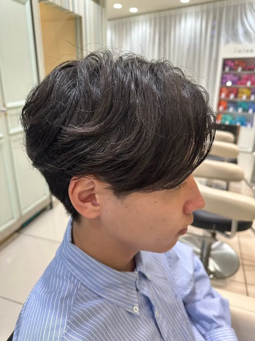 パーマ メンズ カルマパーマ メンズ韓国風 メンズパーマ ニュアンスパーマ 🍀メンズパーマ職人 池袋🍀Yuraのヘアスタイル