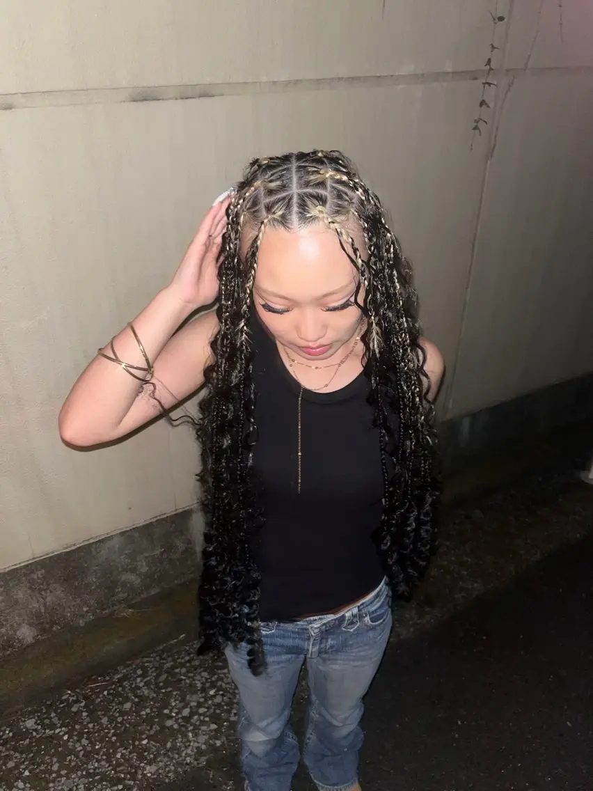 ヘアアレンジ エクステ エクステ ヘアセット 菊地 このはのヘアスタイル