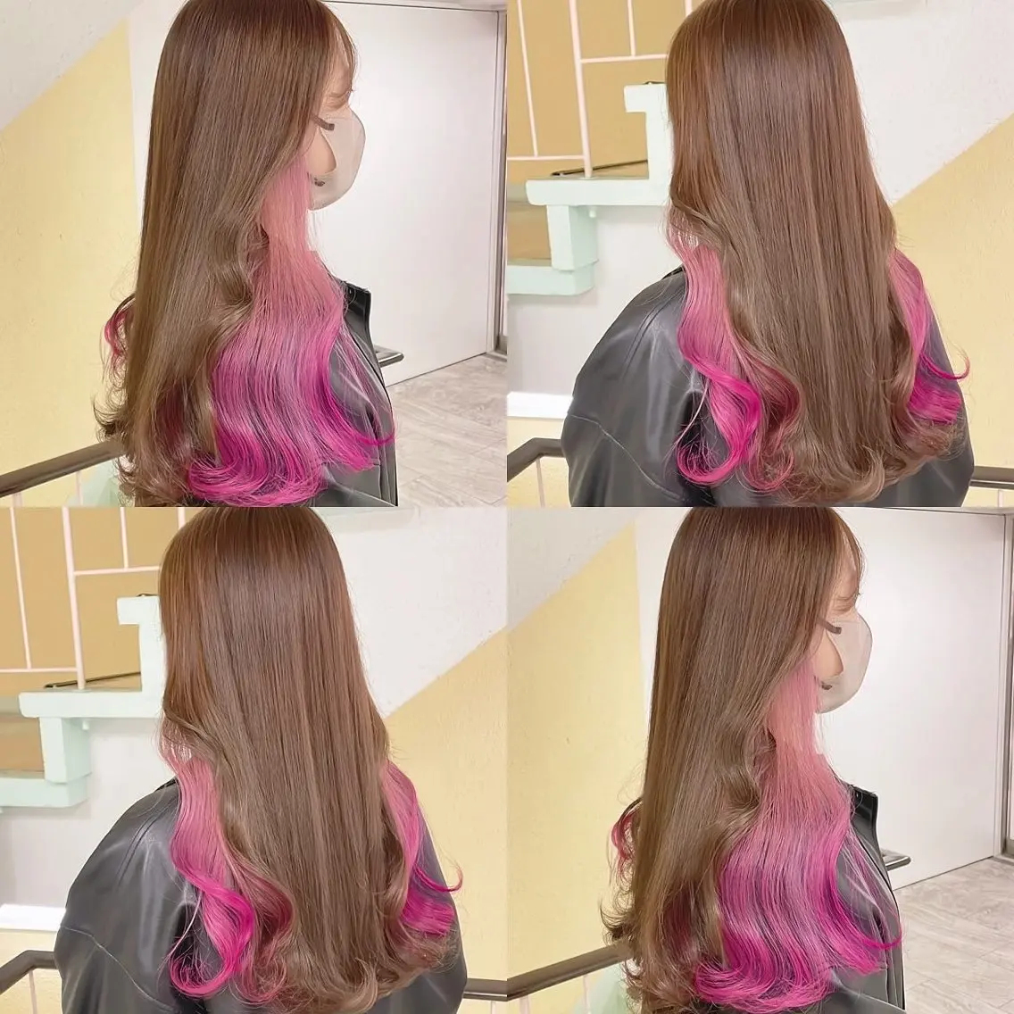 カラー ヘアカラー トリートメント 渋谷:インナーカラー ／🍒エリカ🍒のヘアスタイル