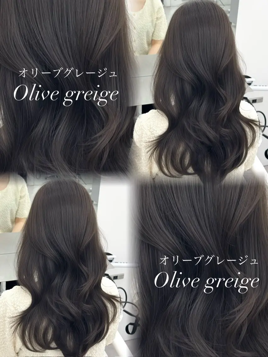 ロング カラー カット ヘアカラー トリートメント 韓国ヘア　紗希 🦋のヘアスタイル