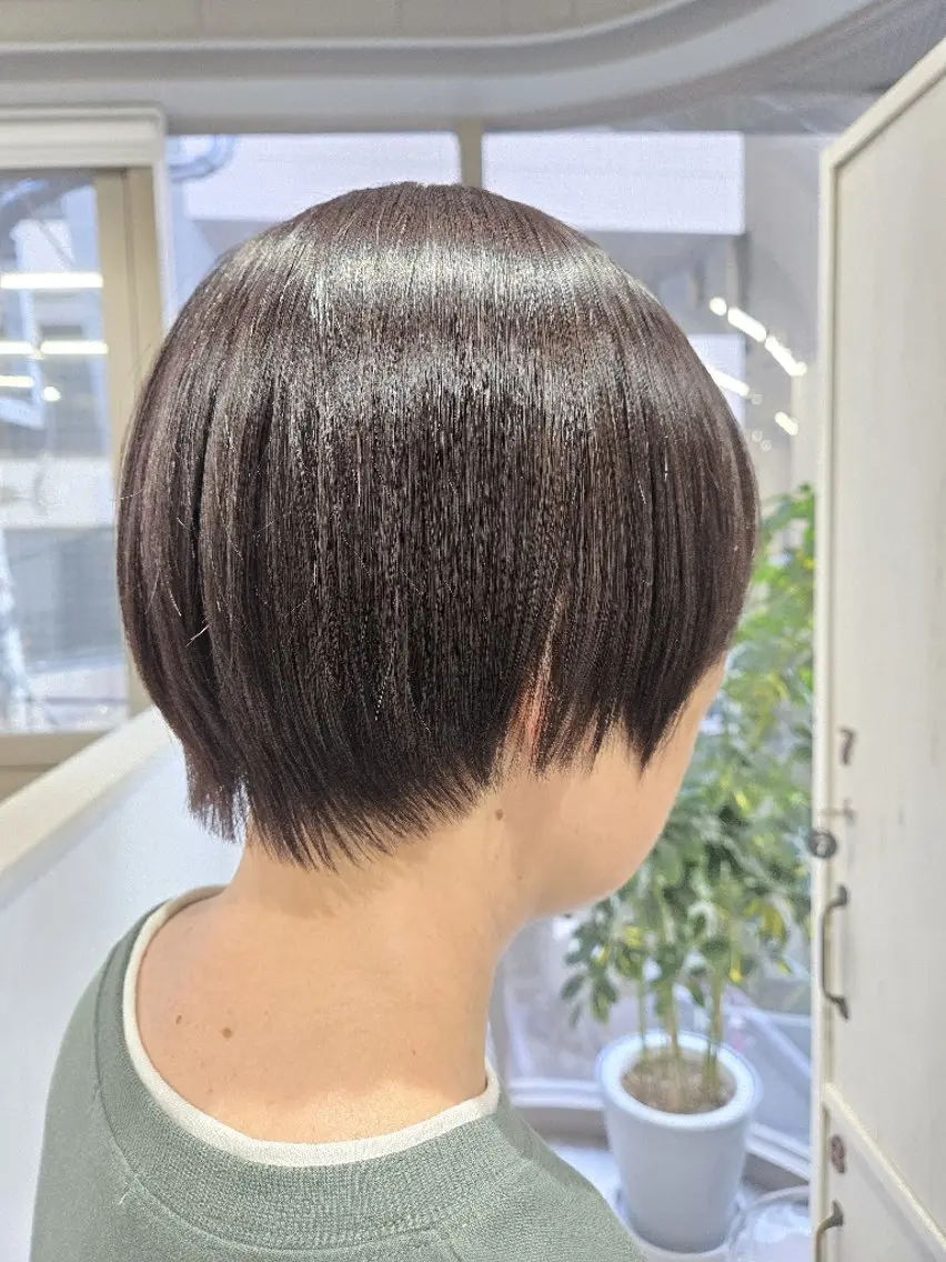 ショート カラー ショートヘア ショート/ボブ/中村 遥香 🧸🤍のヘアスタイル