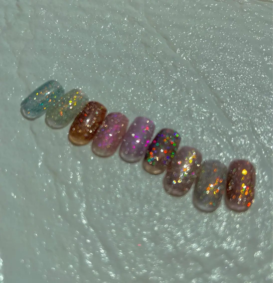ネイル フラッシュネイル キラキラネイル nail salon y＋のネイルデザイン