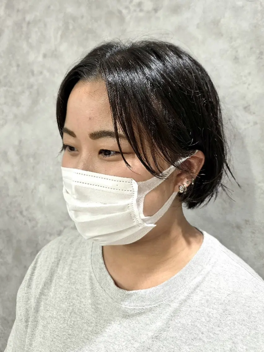 顔まわり&おくれげ カットの写真