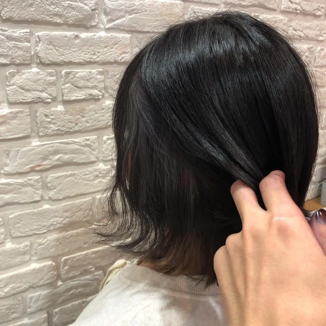 ミディアム 反橋 聖のヘアスタイル