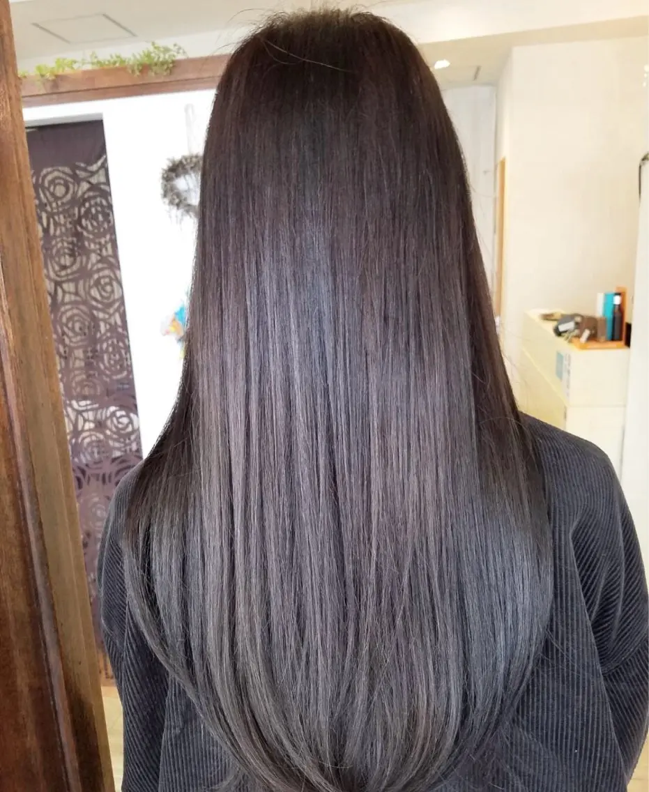 ミディアム カラー カット ヘアカラー grand juteのヘアスタイル