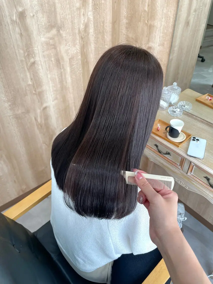 ロング カラー カット ヘアカラー 髪質改善🌱透明感 カラー/MINAMIのヘアスタイル
