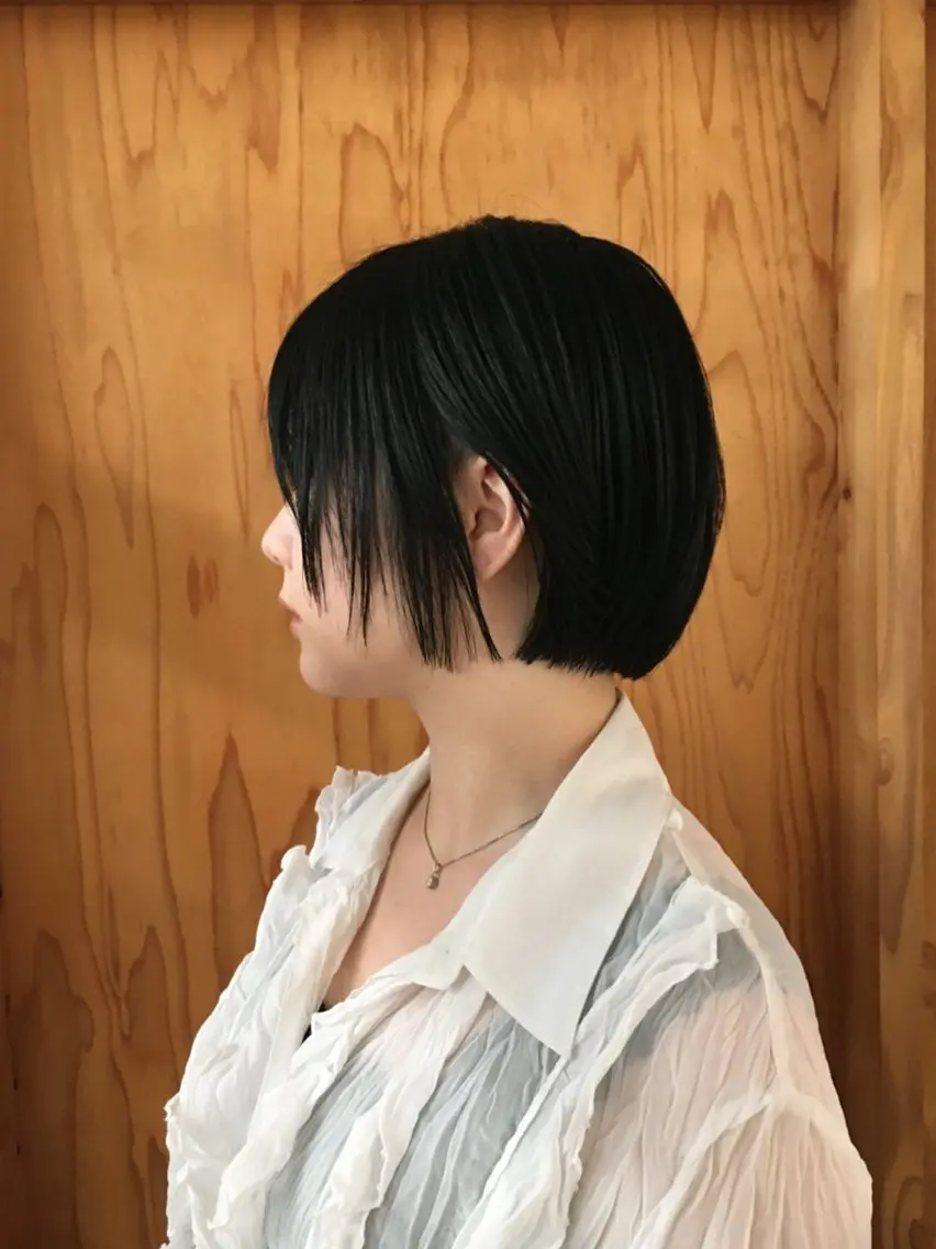ショート ボブ レイヤーカット Shiho .ボブ/カラーのヘアスタイル