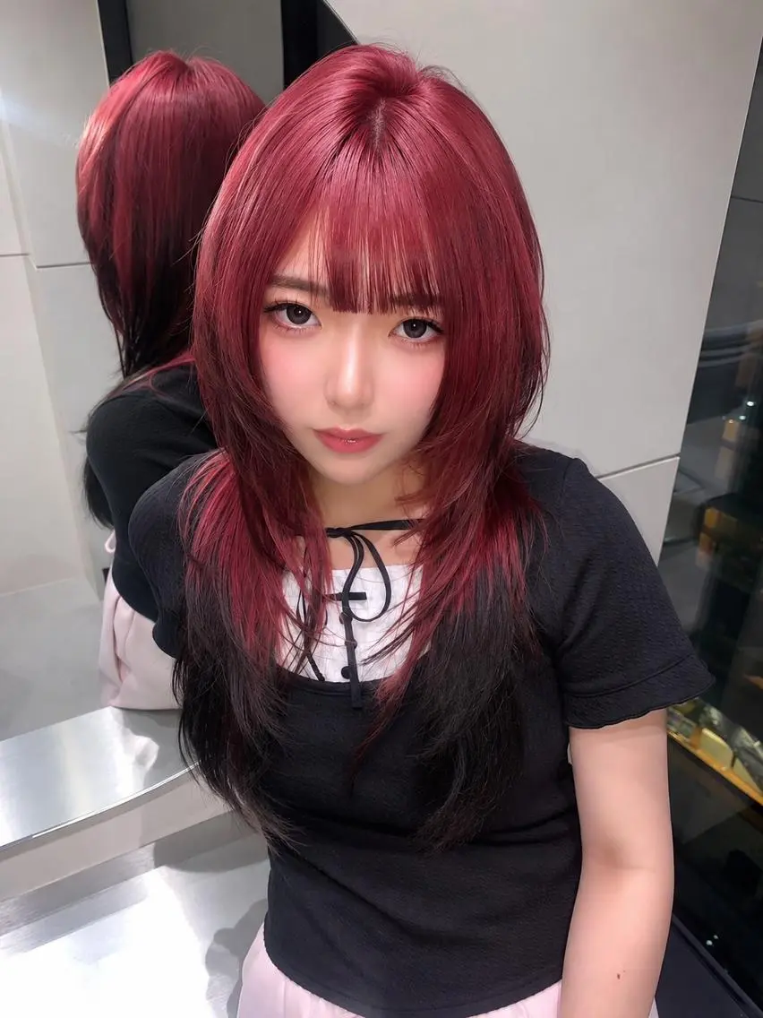 【平日限定激安】ブリーチありダブルカラー+クイックトリートメントの写真