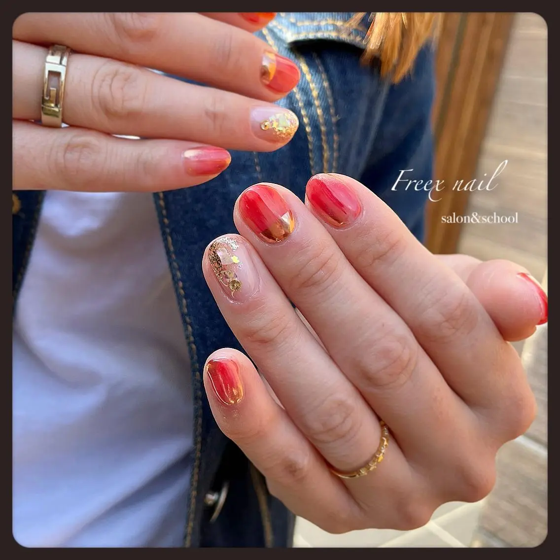 ネイル ハンドネイル ハンドケア freex nail /ニュアンス/個性派のネイルデザイン