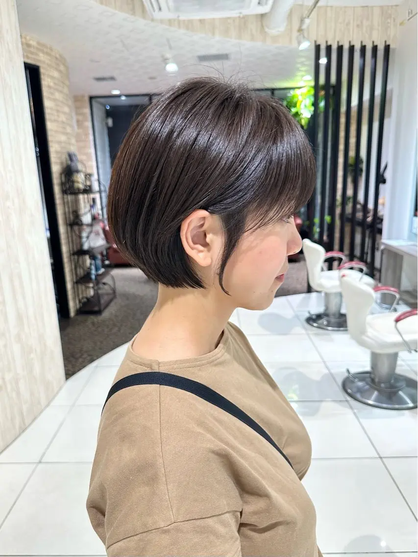 ショート ショートボブ ハンサムショート 丸みショート ボブ ショートヘア 荻窪/ショートヘア✨ ショートボブ長松大哉のヘアスタイル