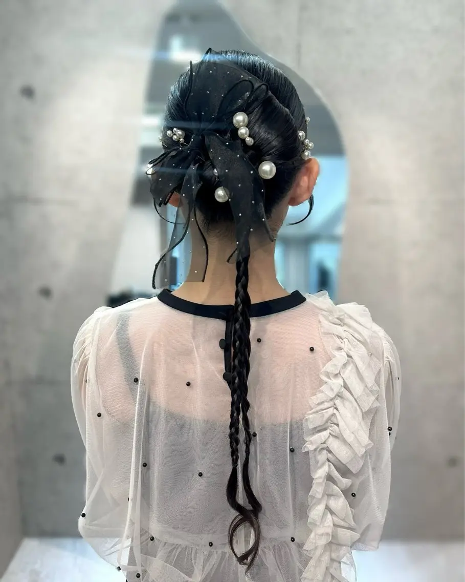 ロング ヘアアレンジ トリートメント ヘアセット ヘアメイク/髪質改善 🎀Moeri🎀のヘアスタイル