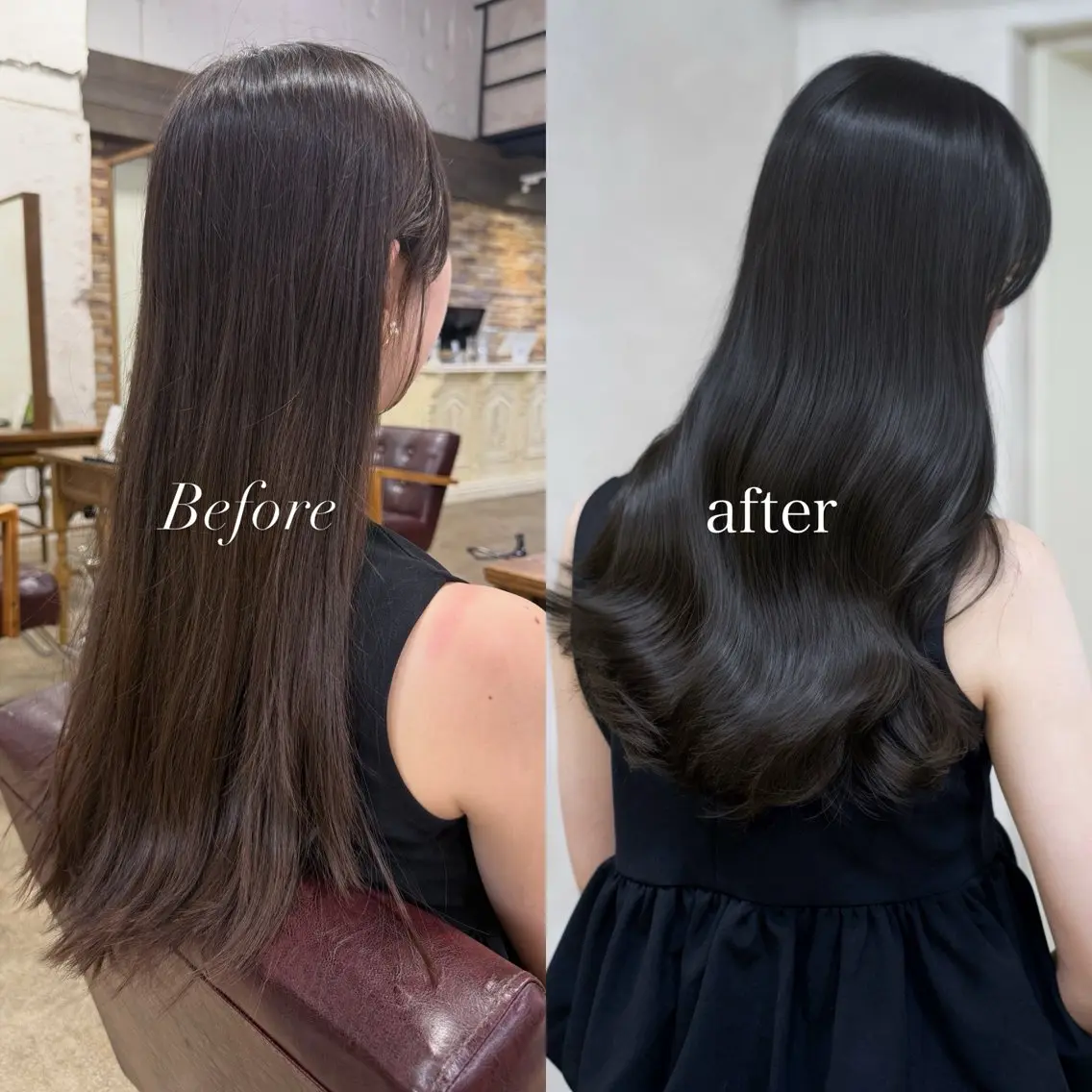 ロング カラー グレージュ カット ヘアカラー トリートメント ミニモお気に入り数 No.1宍戸雄弥のヘアスタイル